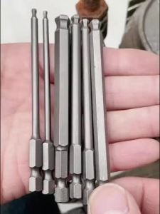 Ball End Hex Screwdriver Bit Set Magnetic Hexagon Head Allen Wrench Metric Screw Driver Drill Tip Adapter Precision Bat Tool