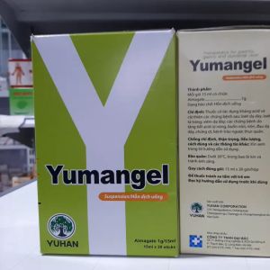 Yumangel hộp 20 gói cải thiện viêm loét dạ dày tá tràng ợ nóng nôn - dạ dày chữ Y