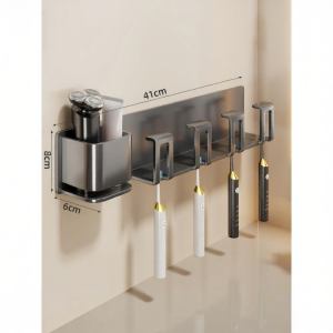 evesigar | No-drilling Toothbrush Holder Wall Rack