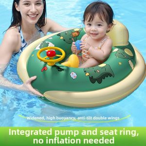 PATGEAR | Flip-proof Inflatable Baby Seat Swimming Ring