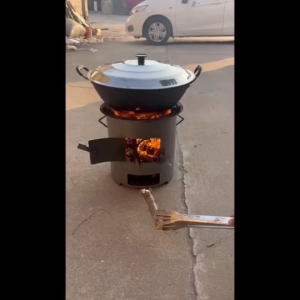 Thickened Firewood Charcoal Stove Can Be Wsed For Cooking Tea Barbecue And Outdoor Multifunctional