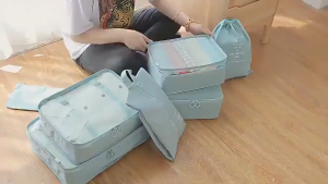 Bestform Tas Travel Bag Laundry Organizer Packing Cubes 8 PCS Best Seller Ifn