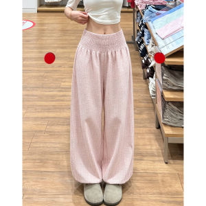 YIFANSHI | Drawstring Loose Slimming Summer Wide Leg Pants