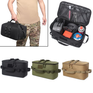 Camping Gas Tank Storage Bag Outdoor Picnic Ground Nail Cookware Pot Pan Holders