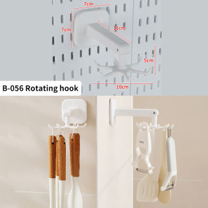 Desktop Office Storage Pegboard: Ideal For Organizing Office Supplies And Doubling As A Figure Display Shelf