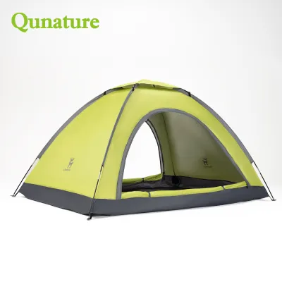 Qunature Lều cắm trại UPF50 + Kem chống nắng xách tay đôi Lều cắm trại nhẹ chống nước thoáng khí chống muỗi thiết bị du lịch đi bộ ngoài trời