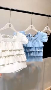 GODWIN COLLECTION - Blouse Anak Perempuan Sandy Kids Usia 3-5 Tahun Blus Anak Model Ruffle Modis