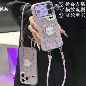 For Love cat claw print Kitty bracket for Huawei MATE80PRO mobile phone case nova15 niche P90 h260705