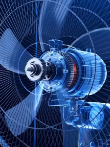 【COD】Black wall-mounted fan with 3-speed adjustment wide-angle air supply remote control.