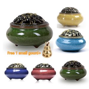 HF Ceramic Incense Burner: A Timeless Buddha Incense Holder for Yoga Spa Aroma Home Decor