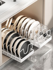 Giá Để Nắp Chảo Có Thể Điều Chỉnh Giá Để Đồ Nhà Bếp Giá Để Đồ Trong Ngăn Kéo Giá Để Đồ Trong Gian Bếp Giá Để Đồ Bằng Kim Loại Giá Để Đồ Không Cần Khoan