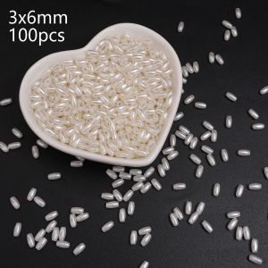50-400Pcs Multi Style ABS Imitation Pearl Beads Loose Spacer Jewelery Beads for DIY Bracelet Necklace Jewelry Making Materials