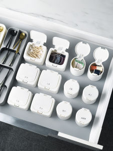 Bangjiayi Desktop Storage Box: Japanese Press Cotton Box for Cosmetics Storage