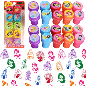 เจ้าหญิงแสตมป์ Party Favors Cinderella Snow White Goodie Seal Stampers สําหรับเด็กผู้หญิงวันเกิดแถมของที่ระลึก Party Supplies