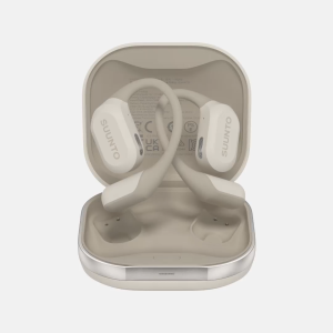 Suunto Spark WHITE Open-Ear Lightweight Wireless Sport Earbuds - 9g Ultra-Comfortable Headphones for Running - HD Audio with Deep Bass IP55 Sweatproof & Secure Loop