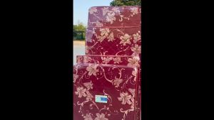 ที่นอน ที่นอนยางPE ที่นอนยางพาราเทียม ที่นอนแบบ 2 พับหนา 2.5 นิ้ว นอนไม่ยุบ