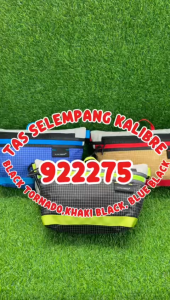 Tas Selempang Pria Kalibre Travel Pouch Hemlock 06 Blue Black 2L Kalibre 922275409
