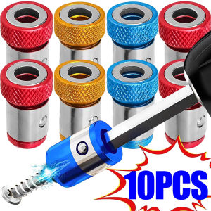 Dizoey】แม่เหล็กดอกไขควงไฟฟ้าแหวนแม่เหล็กอเนกประสงค์แม่เหล็กเสริมความแข็งแรงป้องกันการกัดกร่อนหัวเจาะแหวนล็อคแม่เหล็กกันลื่น