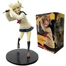 Bandai | MHA Anime Toga Himiko Figurine Standing Action Figure Collection Anime Doll Toys PVC Model Boy Girl Fans Gift 15cm
