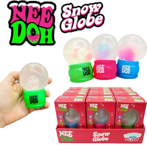 NeeDoh | New Product NeeDoh Glitter Squishy Flow Snow Globe Crunch Stress Relief Toy Squeeze Toy Nice Cube Sensory Toy for Adults Gifts