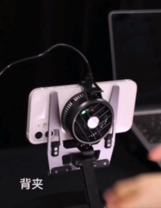 ขาตั้ง พัดลมระบายความร้อน สำหรับ โทรศัพท์และ Tablet ใช้ ไลน์สด ดูหนัง ฟังเพลง