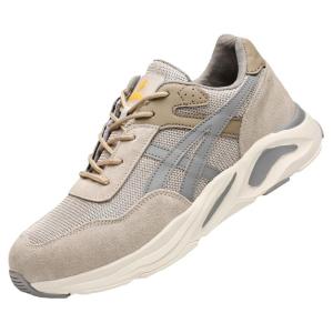 Ultra-Light Breathable Mens Safety Shoes Anti-Odor Wear-Resistant Steel Toe Anti-Crush And Piercing Work Slip-Resistant Oil-Resistant Insulated