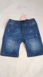 Lily And Clark Celana Jeans Pendek Repped Anak Laki-Laki Warna Dark Blue JP02