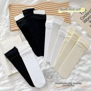 JIUSENNIAO | Cool Lightweight Thin Cotton Socks Long Tube