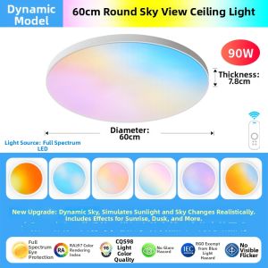 NIOYE | Dynamic Skyview Bedroom Ceiling Light