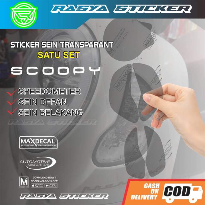 Sticker anti gores Speedometer & satu set sein depan belakang Honda ...