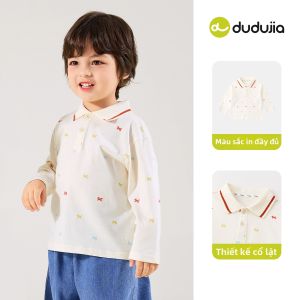 DUDUJIA | Áo Sơ Mi Dài Tay Mùa Thu 100% Cotton