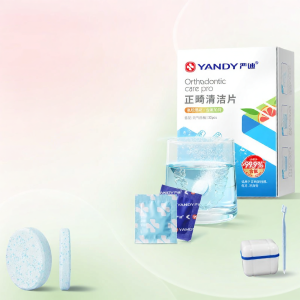 Yandy | Fluoride Containing Portable Teeth Aligner Cleaning Tabs