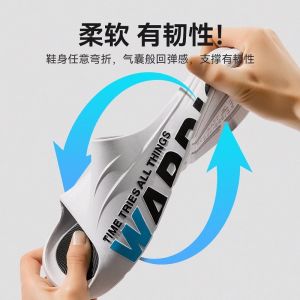 Mens Slip-On Slippers Thick Bottom Indoor Outdoor Casual Bathing Home Comfortable Large Size Sandals Warrior/Huiri Brand