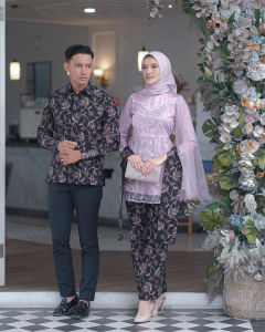 SET COUPLE KEBAYA BATIK SARIMBIT BLOUSE SERIES NISWA MODERN OUTFIT WISUDA LAMARAN TUNANGAN NIKAHAN TERBARU 2022 KEKINIAN COUPLE PASANGAN REMAJA NISWA