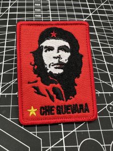 Che Guevara Head Portrait Embroidered Magic Tape Chapter National Flag Sleeve Badge Outdoor Backpack Tactical Morale Patch