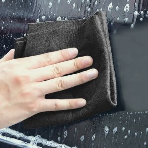 อัพเกรดหนา Magic ผ้าทําความสะอาดนํากลับมาใช้ใหม่ไม่มีร่องรอยลายน้ําไมโครไฟเบอร์ซักผ้า Rags กระจกหน้าต่างรถผ้าเช็ดกระจก