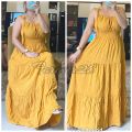 ALI ISLA MAXI LAYERED DRESS FITS SMALL TO 2X. 