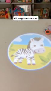 JIBIN - Mainan Anak Senter Proyektor / Fun Flashlight / Mainan Proyektor Gambar / Mainan Edukasi
