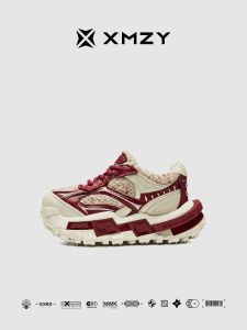 XMZY | รองเท้าผ้าใบหน้าพื้นหนาสไตล์เรโทรชิค