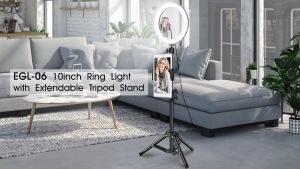 Thiết Bị Hỗ Trợ Livestream ELEGIANT EGL-06 - Đèn Vòng 10 inch Với 128 Bóng Đèn LED - 3 Chế Độ Ánh Sáng & Độ Sáng 11 Cấp. Đèn Livestream Usb Màu Đen Bảo Hành 1 Đổi 1 Cho Thiết Bị Điện Tử - Lazada