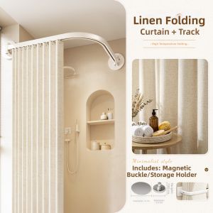 WEILAISHI | U-shaped Waterproof Shower Curtain