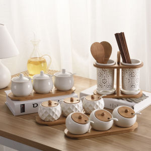 Scandinavian Ceramic Spice Container