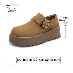Josiny | Vintage Height Increasing Full-coverage Single Shoes