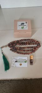 free minyak gaharuTasbih Gaharu  wanggi Tasbih gaharu 14 mm   warna coklat tua