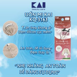 Dụng Cụ Uốn Cong Lông Mi  Kai Thân Thép Không Gỉ 83242 KQ-3163