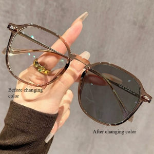 Womens Reading Glasses Photochromic Anti Blue Light UV Blocking Presbyopia Glasses Fashionable Multifunctional Vision Care