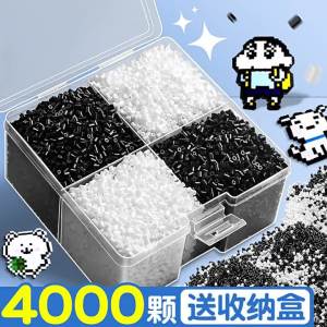 Black and White DIY Mosaic Beans No Burr