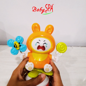 ♥♥♥ 𝐒𝐆 𝐒𝐞𝐥𝐥𝐞𝐫 BabySPA Baby Highchair Face-Changing Toy | Suction Cup Interactive Flip Toy