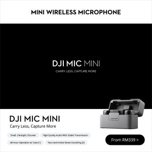 DJI Mic Mini - High Quality Mini Wireless Microphone | Ultralight | Two-level Active Noise Cancellation | 48-Hours Operation