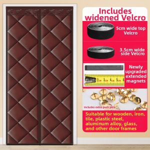 borcaff | Windproof Warmth Insulated Magnetic Door Curtain